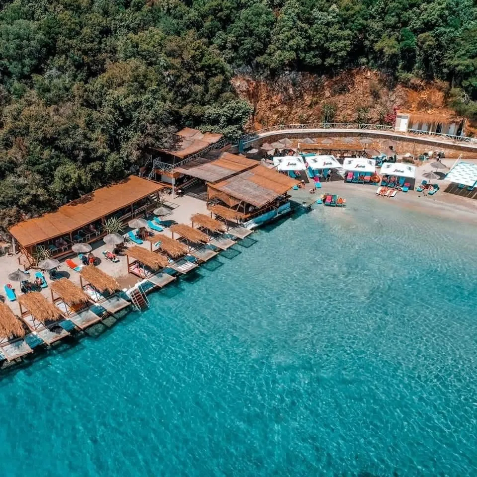 Water sports in Ksamil on the Ionian Sea